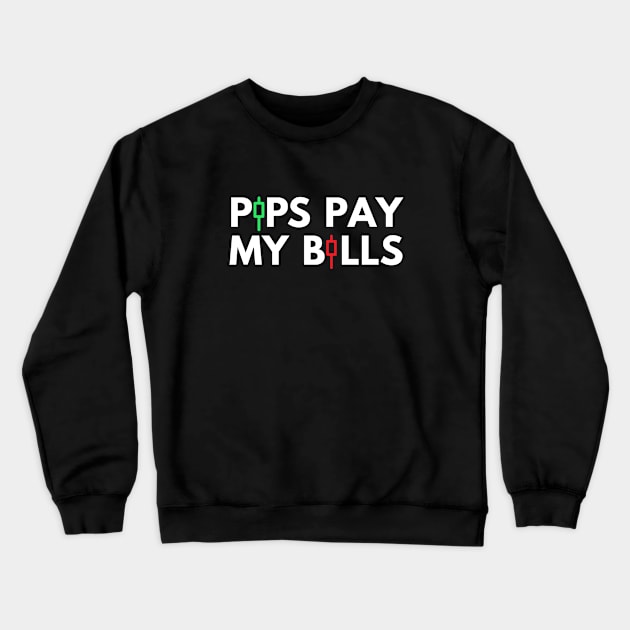 pips pay my bills Crewneck Sweatshirt by Leap Arts